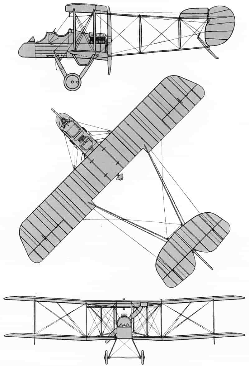 Общий вид самолета Эйрко D.H.1